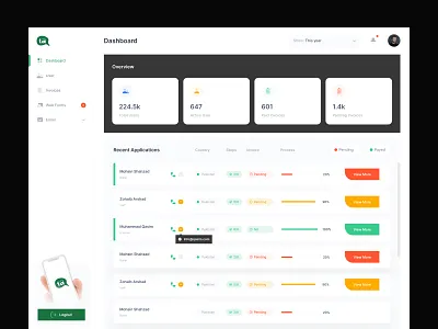 TalkAsia CRM System crm crm system ui ui ux
