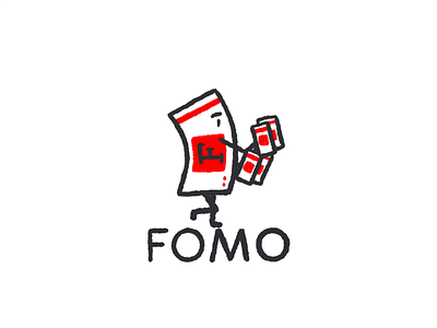 Stickers illustration & animation ae aep after effects animation broker fomo gif hand illustration long loss money motion motion graphics pig procreate sell sticker wait