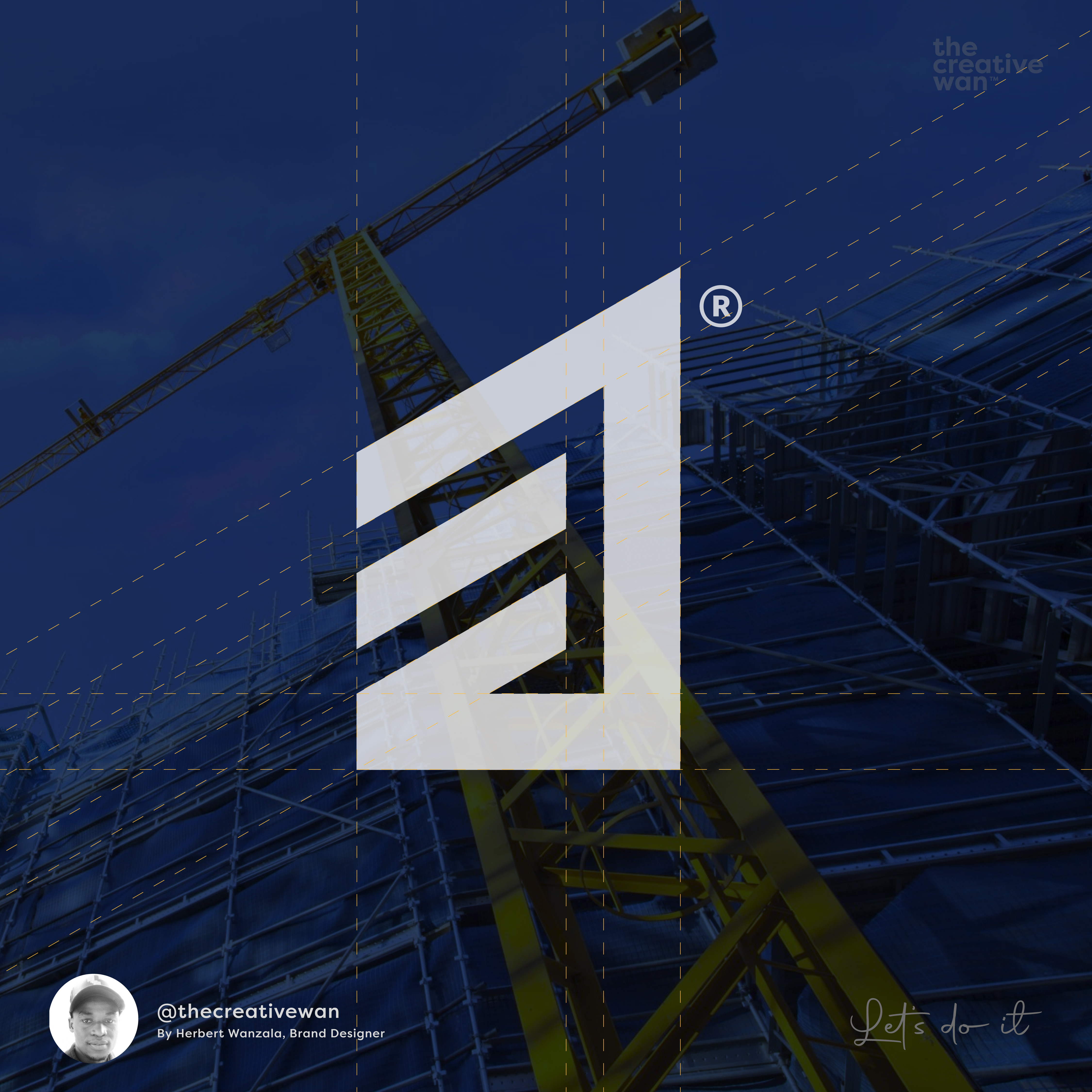 Elegant Construction branding creative design graphic design logo visual identity