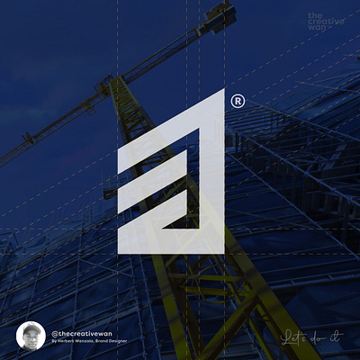 Elegant Construction branding creative design graphic design logo visual identity