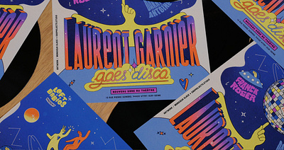 Loft Babies, "Laurent Garnier Goes Disco" graphic design illustration poster