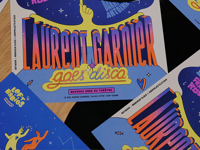 Loft Babies, "Laurent Garnier Goes Disco" graphic design illustration poster