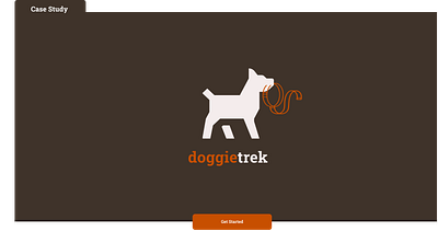 doggietrek (mobile app) branding dribble course logo mobile app product ui ux