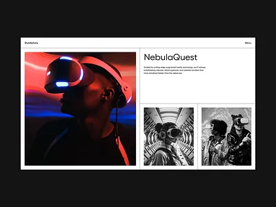 StyleSphere Layout Exploration clean creative design experimental gallery grid interaction design layout minimal ui ui design uiux user interface ux web web design webdesign website white space whitespace