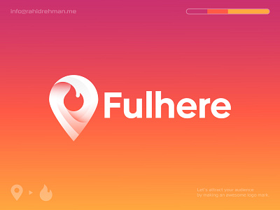 Fuelhere - Logo design for a Fuel Supply Company. bio branding creative logo design energy flame fuel fuel logo gas gas station icon industrial location logo logo logotype modern logo petroleum pin logo symbol technology