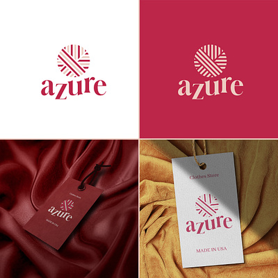 Azure Lifestyle Logo branding graphic design illustration logo vector