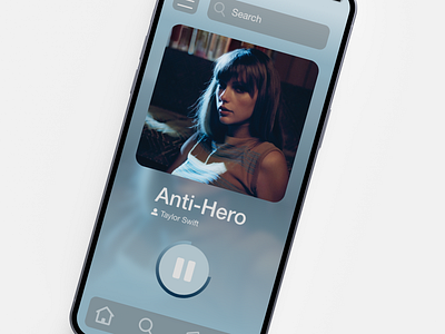 Daily UI - Music Player app branding dailyui design graphic design ui ux vector