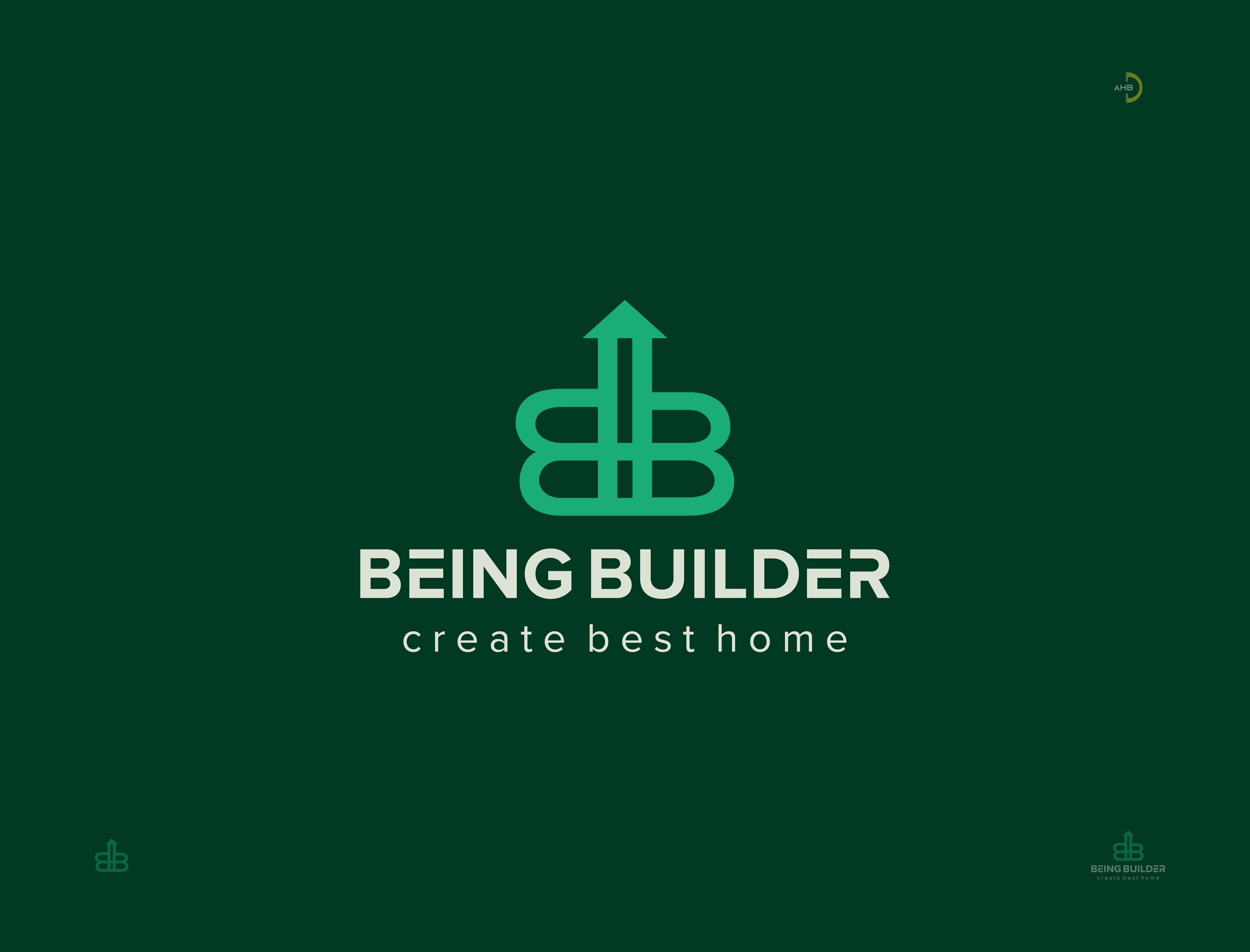 B B Real Estate Logo By Anik Hasan On Dribbble