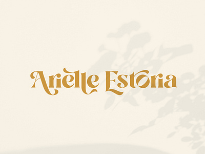 Arielle Estoria Branding branding design graphic design ident identity design logo typography