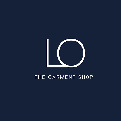 Label On Garment Shop Logo branding canva design garment illustration logo logodesign