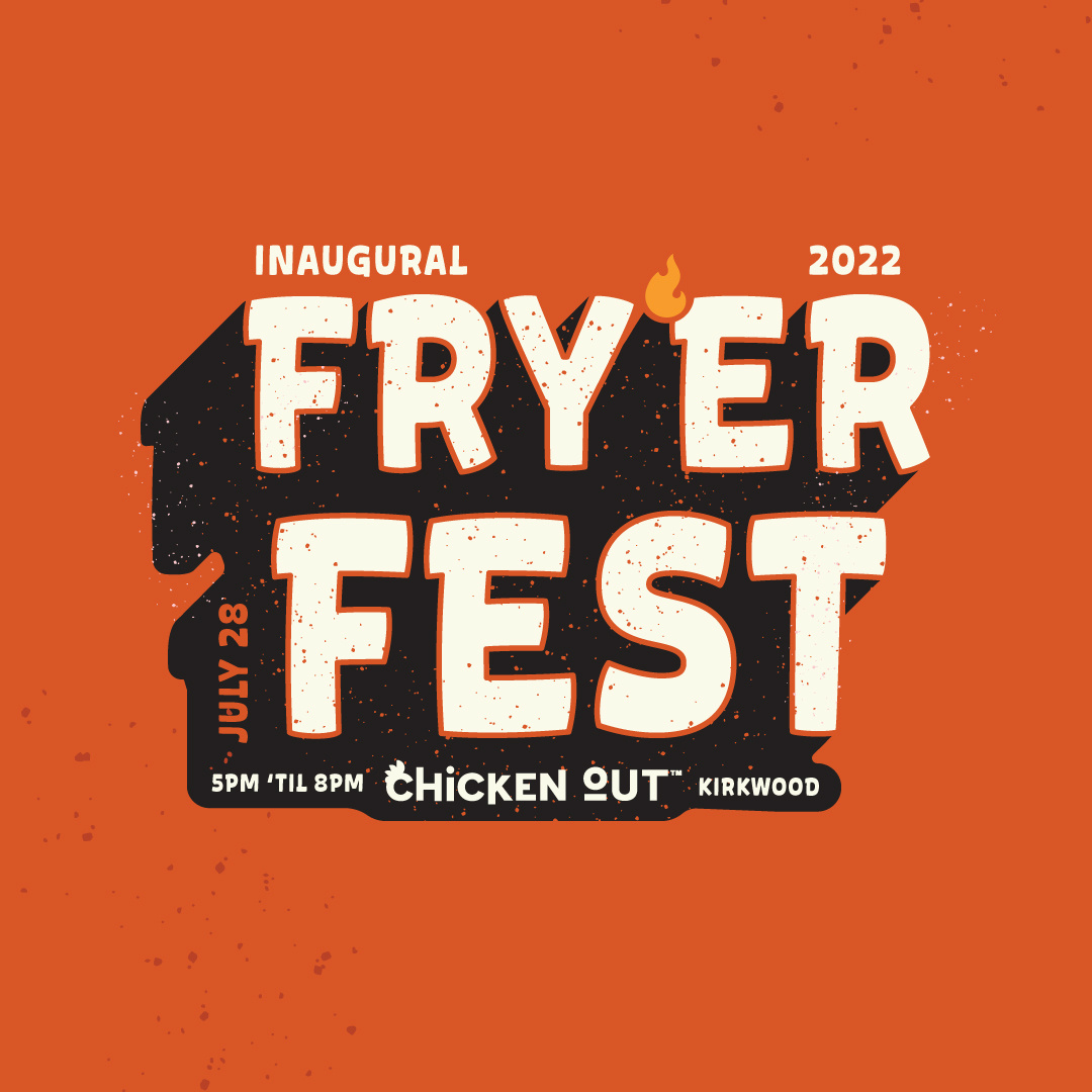 Fryer Fest - Food Festival branding design food typography