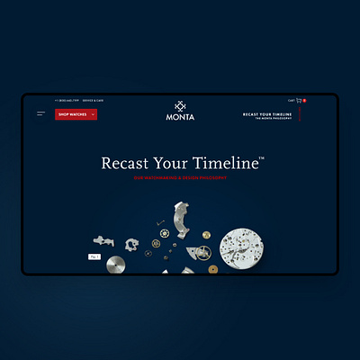 Boutique Watch Company : Web & Brand Typography Styles branding design ecommerce horology mobile watch web