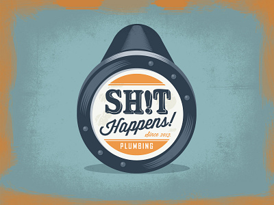 Sh!t Happens! (2013) branding graphic design logo plumbing plumbinglogo vector