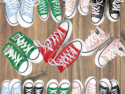 Beautiful Family sneakers clipart shoe design shoeclipart sneakers