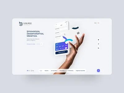 Payment Gateway - landing page - GBC app appdesign cleandesign design graphic design illustration interfacedesign landing logo modern paymentgateway ui uidesign userexperience userinterface ux uxdesign uxuidesign webdesign white