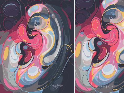 Ear branding bubble bubbles colorful curve design ear humman illustration liquid pink splash unique style vector
