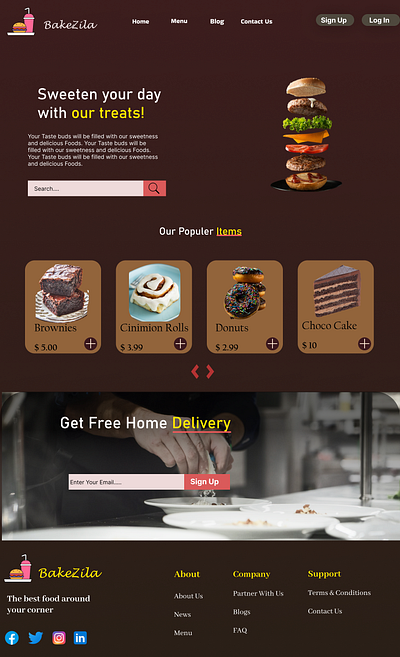 Restaurant Website Design 3d adobe xd animation branding design figma graphic design illustration logo motion graphics typography ui ux vector