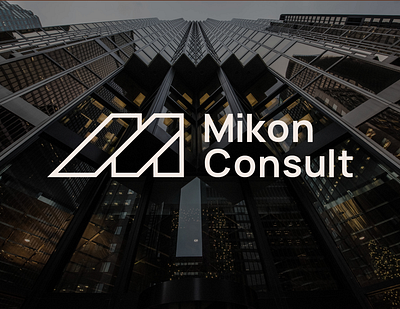 MIKON CONSULT adobe illustrator architecture brand identity branding building contractors design drawing elegant engineers graphic design indesign logo photoshop