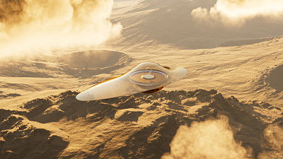 Orb System 3d 3d design futuristic metaverse nft orb rendering sci-fi ship spaceship vehicle