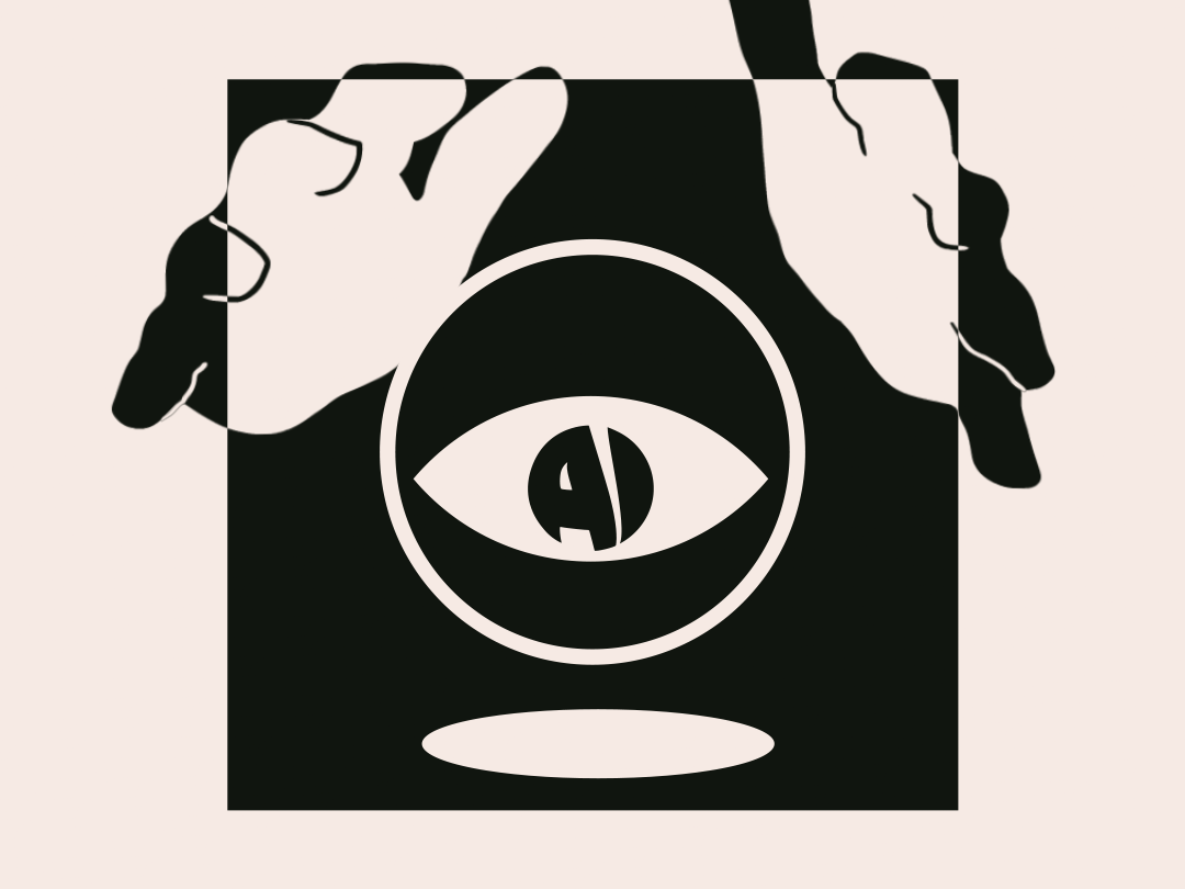 Future of AI 2d adobeillustrator aftereffects ai animation cellanimation eyes fortune telling framebyframe future handanimation illustration vector