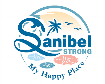 sanibel Tshirt Logo graphic design