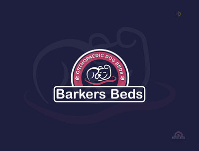 Dog and bed logo bed logo branding clean logo design dog dog bed logo dog logo elegant flat logo graphic design illustration logo mascot logo minimal logo minimalist logo modern pictorial logo vector