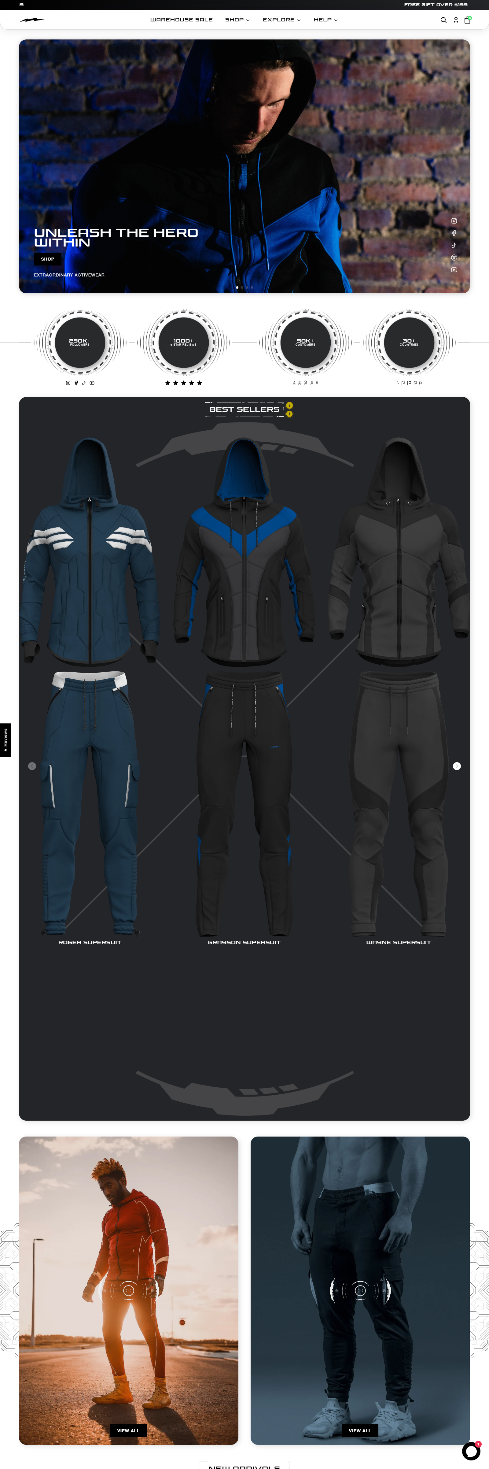 Superx (A gym outfits brand) shopify store shopify website superx