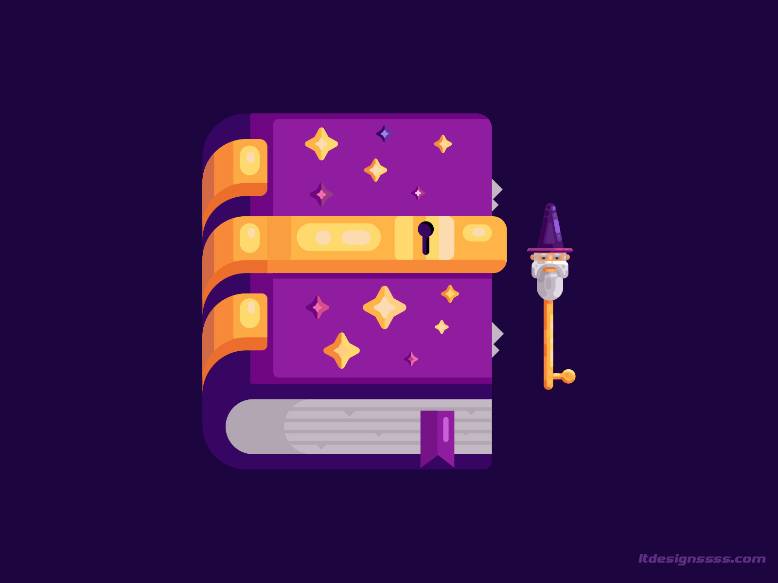 Book of Magic by Lia Tanasa on Dribbble