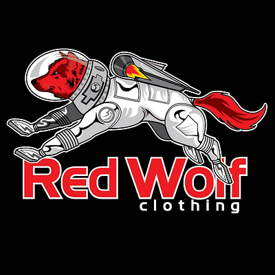 Red Wolf branding design graphic design illustration logo typography vector