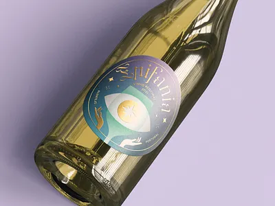 Epifania wine label design bottle graphic design illustration label design mystical packaging wine branding wine label