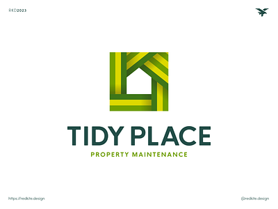 Logo Concept for Tidy Place Property Maintenance brand identity brand identity design branding garden graphic design home maintenance logo property