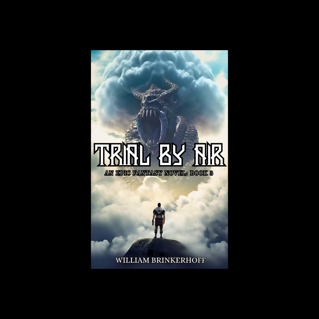 Book Cover Design - Trial By Air book cover design fantasy fiction typography