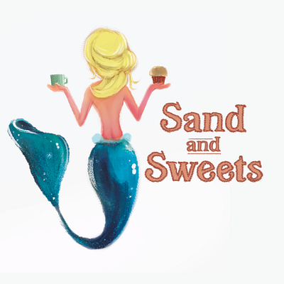 Sand and Sweets - Logo Design digital art graphic design illustration logo logo design