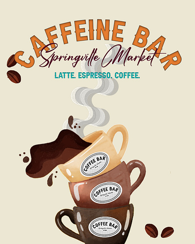 Corner Store Caffeine Bar Flyer