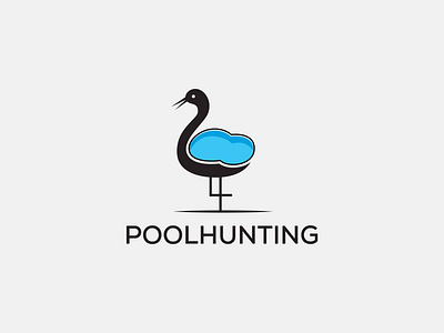 Pull hunting logo. Heron with pull logo. Duck logo app apps logo branding design duck logo free logo gradient logo heron logo hunting logo illustration logo logo design logofolio logomaker logoshop pool logo pull hunting logo ui vector