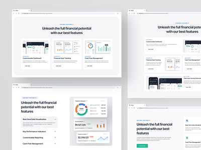 SaaS Feature Sections alternatif section app feature component design feature features section infographic landing page our feature pages product design saas saas landing page section ui ux variant web design website