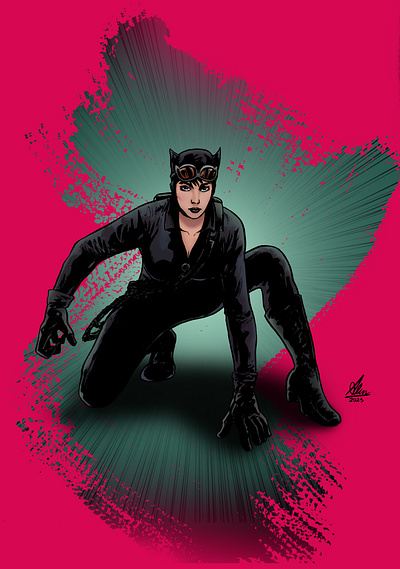 Catwoman - DC Comics art project artist artwork book cover catwoman character character illustration comic artist comic book comic character comic style cover art cover artist dc comics drawing editor graphic design illustration pinups publisher