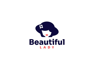 Beautiful Lady Available in Logoground beautiful beauty brand branding design graphic design illustration logo motion graphics ui ux vector