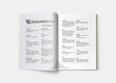 English Vocabulary banner design book building book formatting booklet catalog company profile composition creative brochure design graphic design indesign layout design typesetting