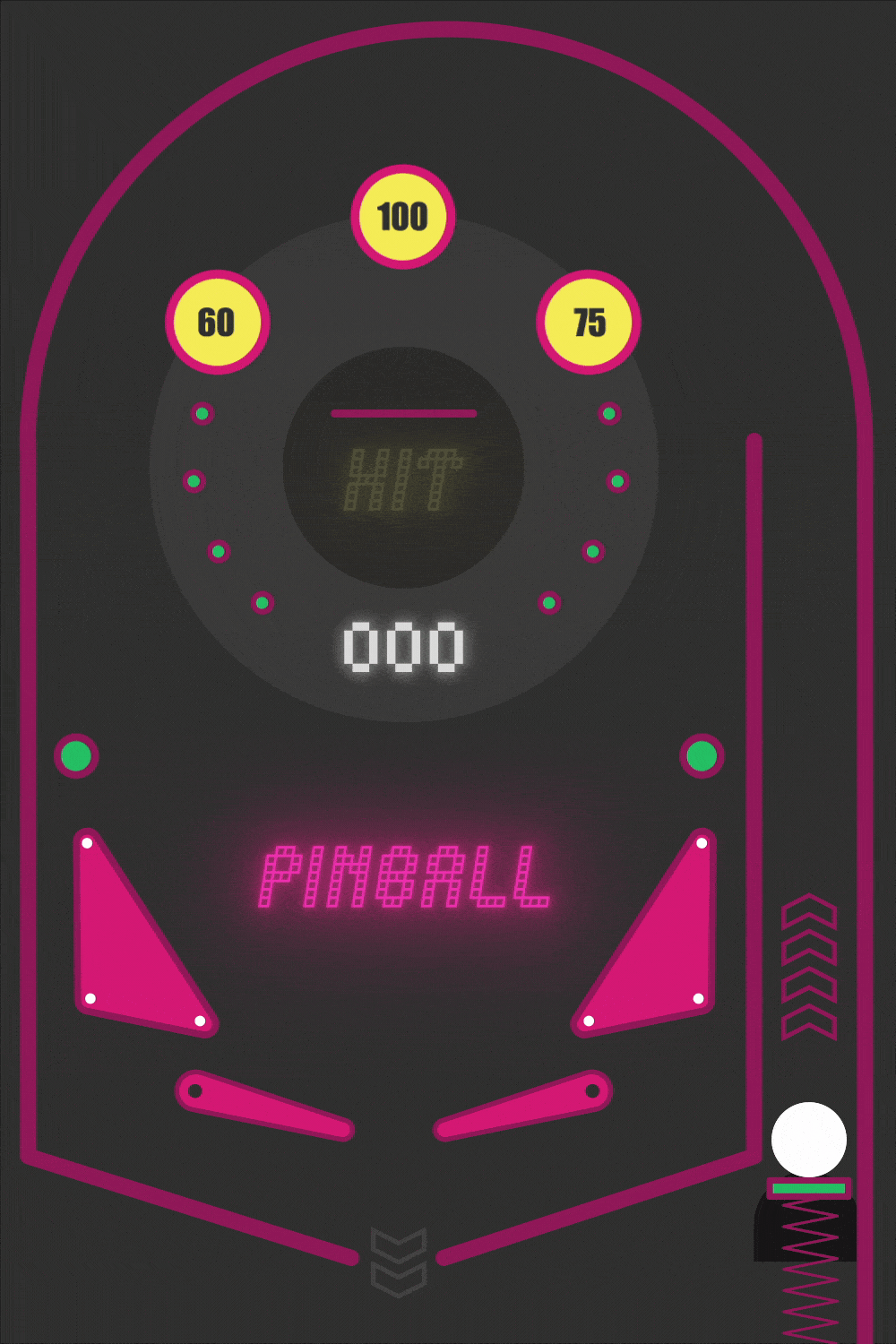 Pinball game ae aftereffects animation ball game motion graphics pinball