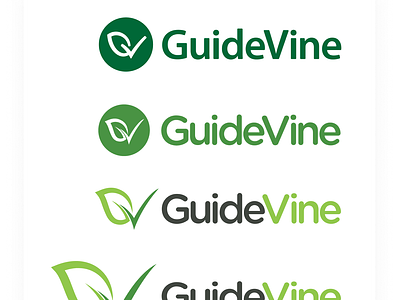 GuideVine Logos Progression branding lockup logo