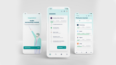 Mobile screens done for EDUtopia! branding design edu education green illustraion lankandesigner learn learning sri lanka ui uidesign