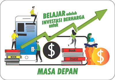 Invest crypto design graphic design illustration investasi logo saham stock typography ui vector