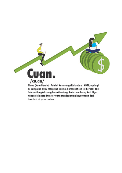Cuan branding crypto design graphic design illustration invest logo stock trading typography