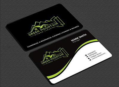 Modern Business card Design business card design graphic design illustration typography vector