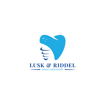 Lusk & Riddel Family Dentistry design graphic design logo vector