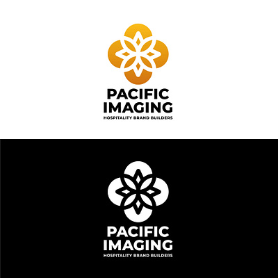 Pacific Imaging design graphic design logo vector