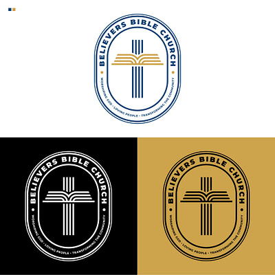 Believers Bible Church design graphic design logo vector