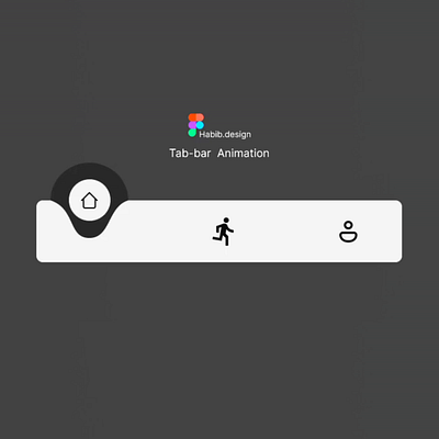 Tab bar Animation using Figma animation designer figma designer tab bar ui user interface