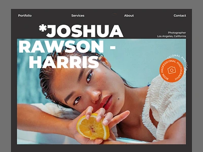 Johua Rawson Harris - Photographer Portfolio website ✨ agency agency website contractor digital design flimmaker freelancer home p[age layout design photography podcast portfolio typography ui uidesign ux uxdesign web web design website website design